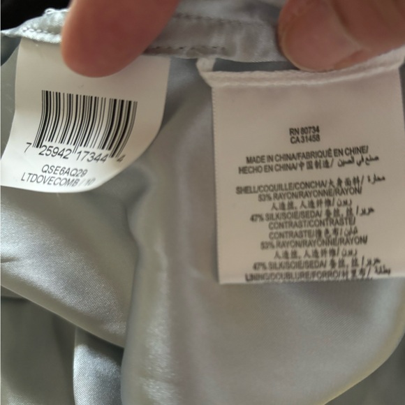 NWT BCBGMaxAzria Silk formal dress Size 10 - Picture 7 of 8